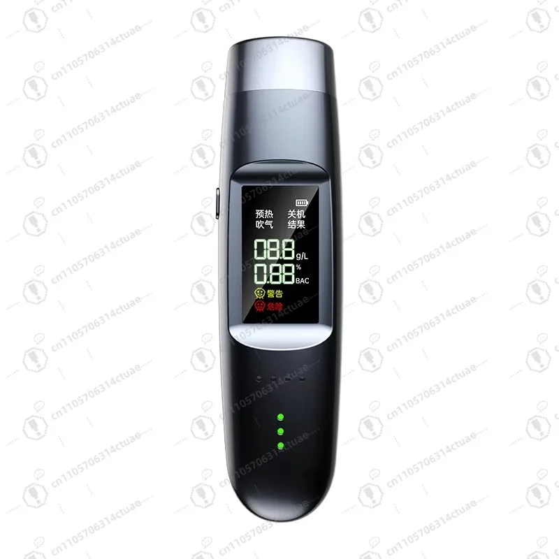 

1PC Household Portable Digital LCD High-Sensitivity Alcohol Breath Tester with Audible Voice Broadcast for Daily Safety Use