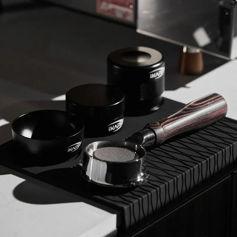 IKAPE Espresso Calibrated Tamper 30lb, Premium Barista Coffee Calibrated Tamper with Spring Loaded, 100% Stainless Steel Tamper