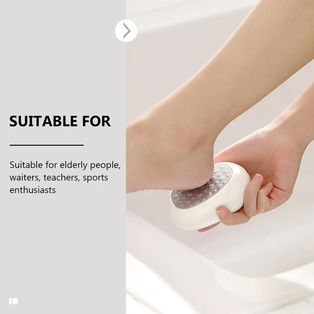 

1 шт., пилка для ног, пилка для педикюра, средство для удаления омертвевшей кожи, скруббер для отшелушивания мозолей, ручной инструмент для ухода за ногами, домашний салон, белый цвет