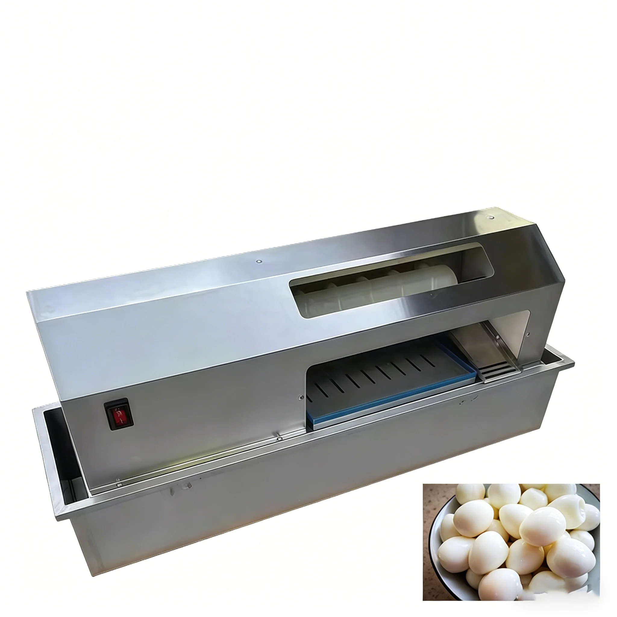 Commercial Boiled Egg Shell Remover Stable Egg Peeling Machine for Production