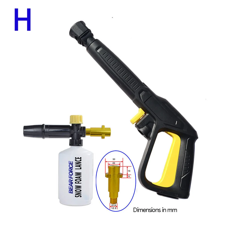 Hochdruck wasch pistole Spritzpistole mit Jet Lance Turbo Lance Pistole für Karcher K-Serie Hochdruck reiniger – Detail 16