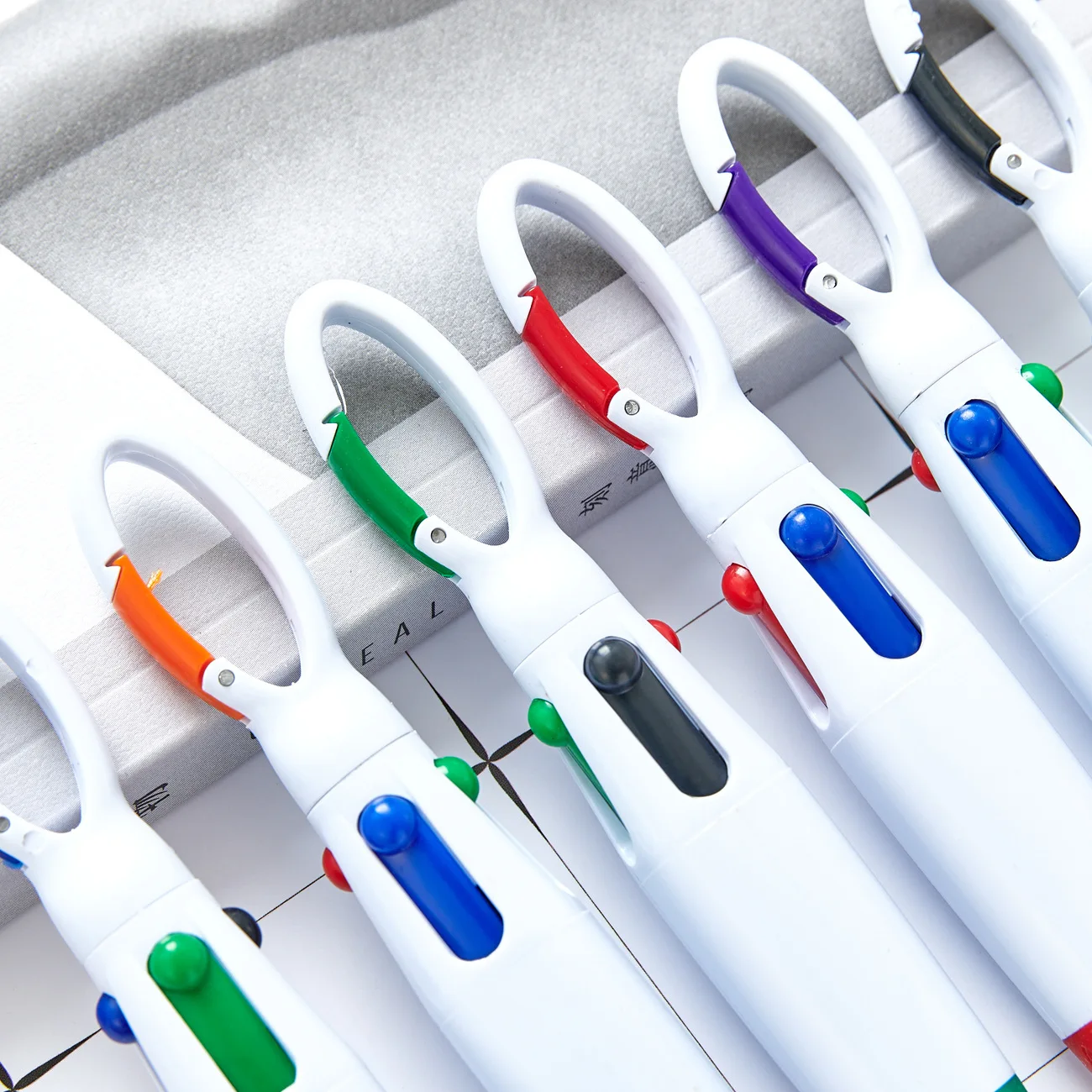 2 ชิ้นปากกาเจล 4 สีหมึกแบบพกพา - Stationery And Office Supply Chain บทวิจารณ์และราคา