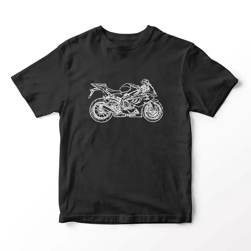 

2024 Men T Shirt Casual S1000RR 2011 Motorbike Fan T-shirt Graphic Summer Short Sleeves 100% Cotton S-3XL Cool Tee