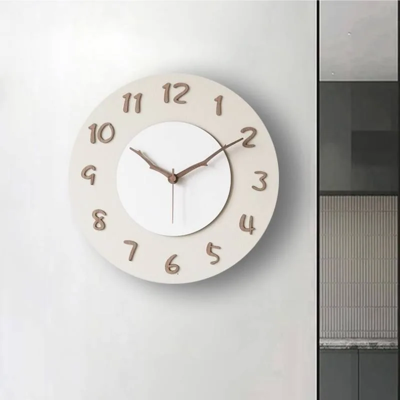 Silent Large Frame Wall Clock Fashion Office Nordic Decoration Wall Clock Digital Classroom Modern Zegar Scienny Decor Items