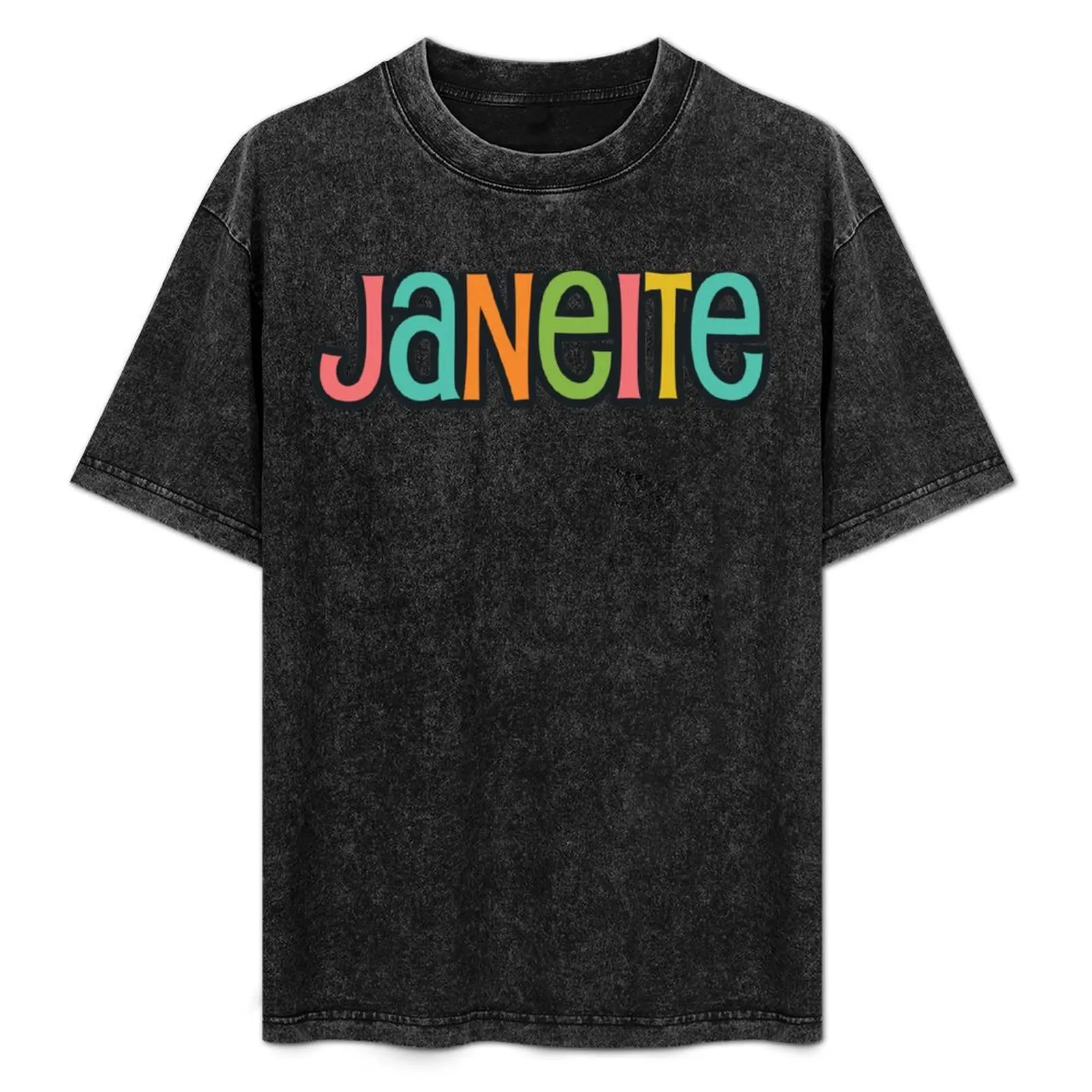 

Colorful Janeite - Pink Background T-Shirt plain vintage Man t-shirt rapper graphic tees T-shirts for men cotton