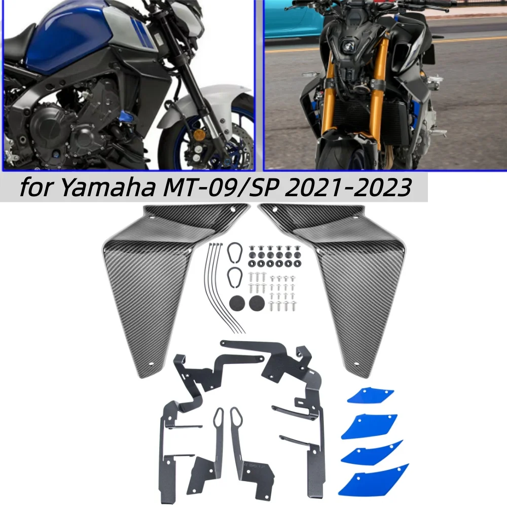 

Wolfline for MT09 Motorcycle Radiator Fairing Cover Side Frame Wind Spoiler Cowl Guard for Yamaha MT-09 MT 09 SP 2021-2023 2022
