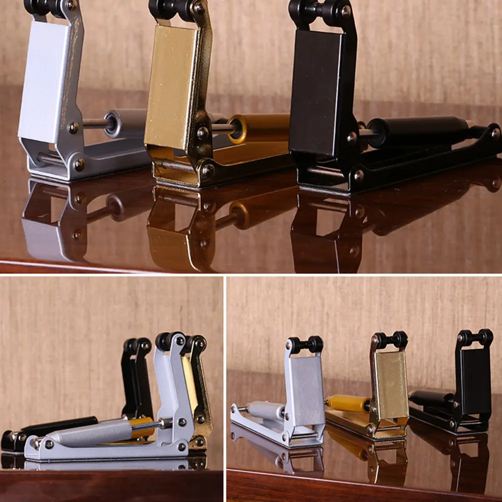 Ultra-Thin Metal Piano Slow Closing Device for Upright Piano with Strong Adhesive Backing Finger-Safe Hydraulic Fallboard