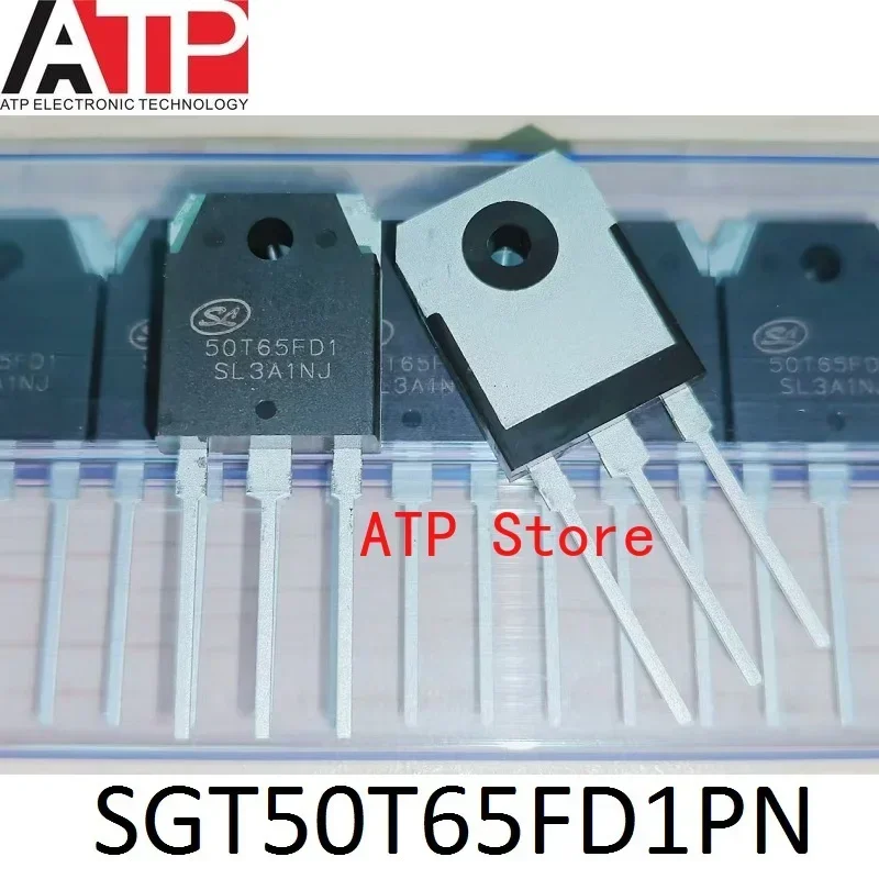 10PCS/LOT 100% Nowy Oryginalny SGT50T65FD1PN 50T65FD1 50T65 TO-3P Tranzystory IGBT 50A 650V TO-247