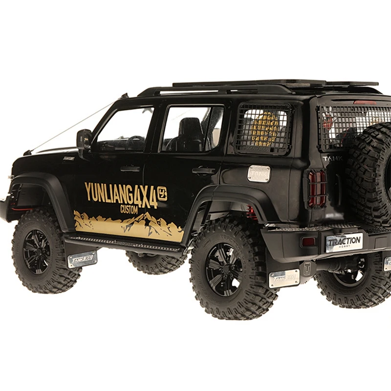 โลหะสติกเกอร์สําหรับ Traction Hobby KM ถัง 300 1/8 RC Crawler รถอะไหล่อัพเกรดอุปกรณ์ตกแต่ง