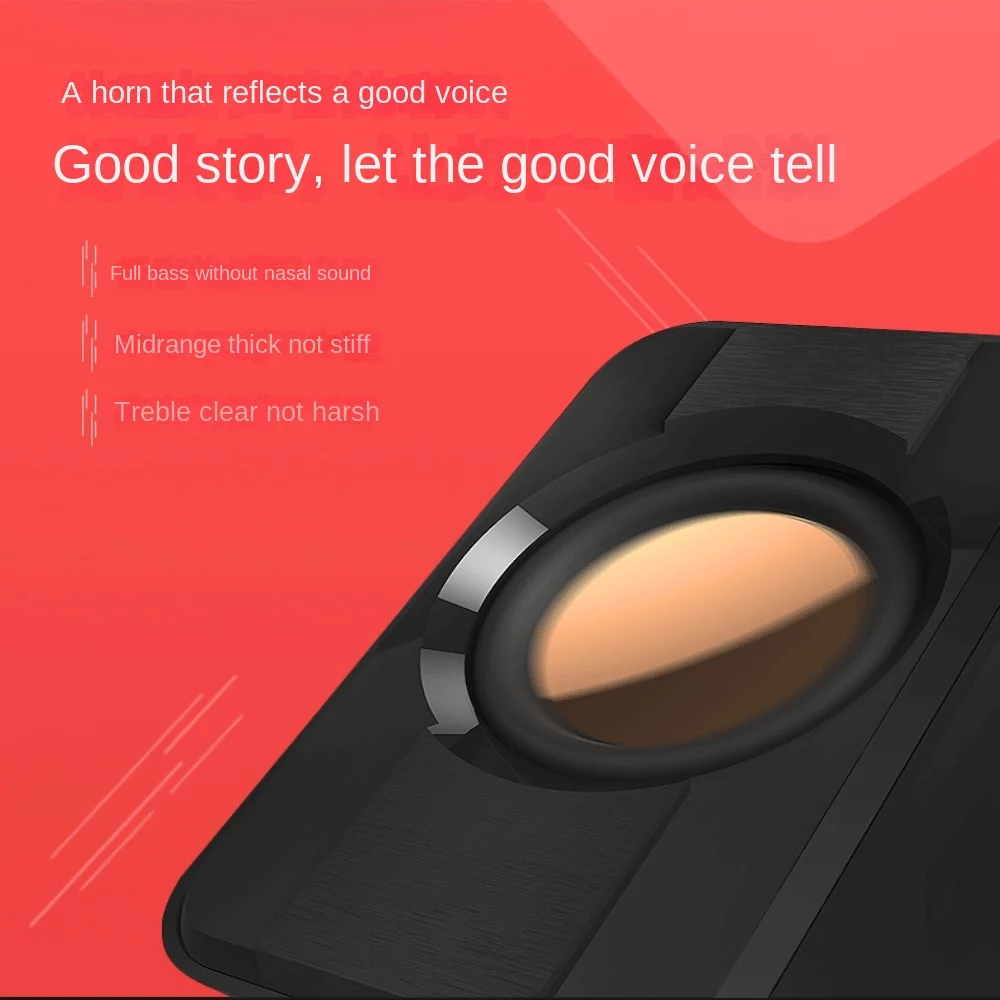Line control speaker 3D surround laptop home theater portable high volume subwoofer speaker