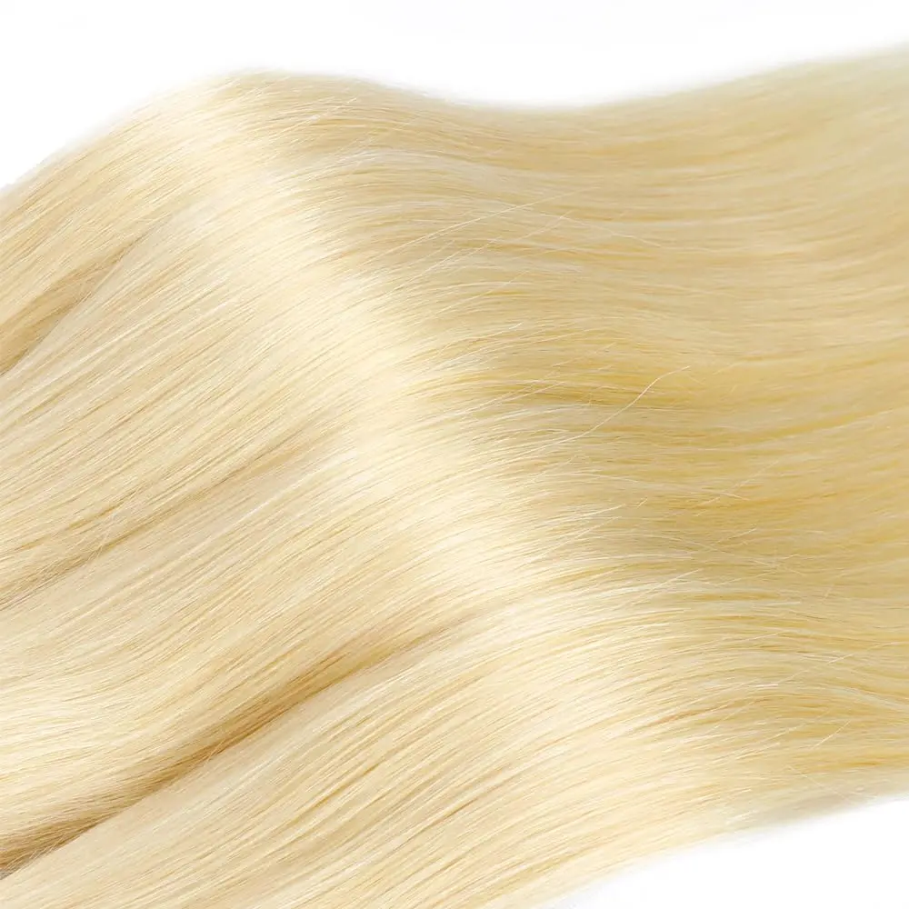 613 miodowe blond proste doczepy z włosów brazylijskie pasma splotów włosów 100 g/sztuka 12-32 cali oferta wiązki ludzkich włosów