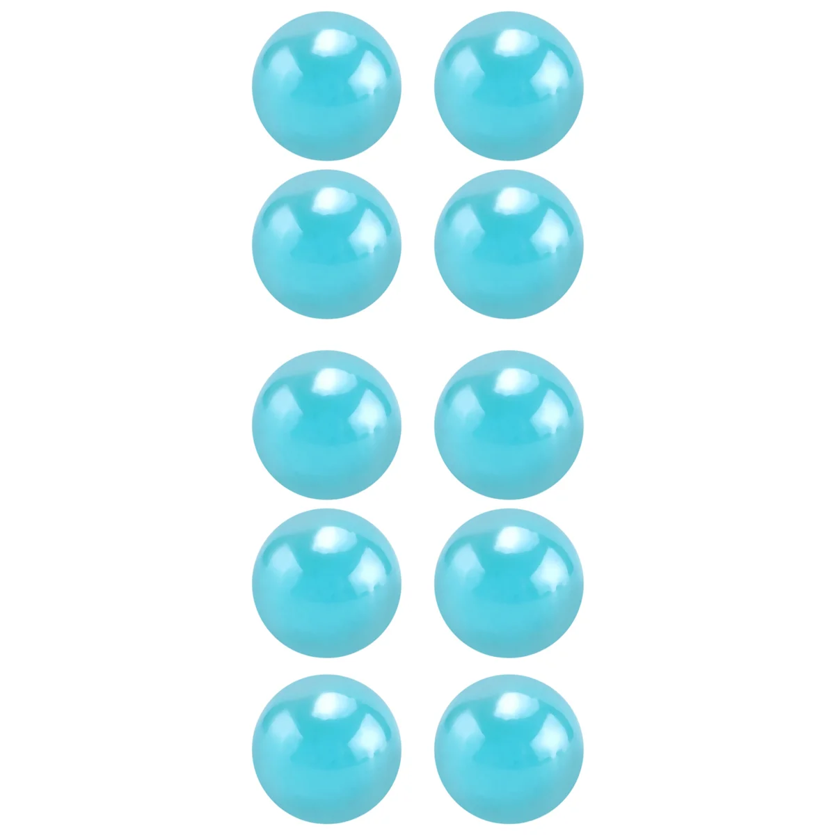 10 Pcs Marbles 16mm glass marbles Knicker glass balls decoration color nuggets toy Light Blue