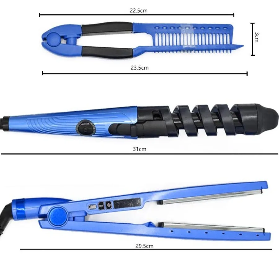 Multifunctional Styling Set | Hair Care & Styling Tools, Including Hair Straighteners, Flat Irons, Curling Wands, and More. view 6