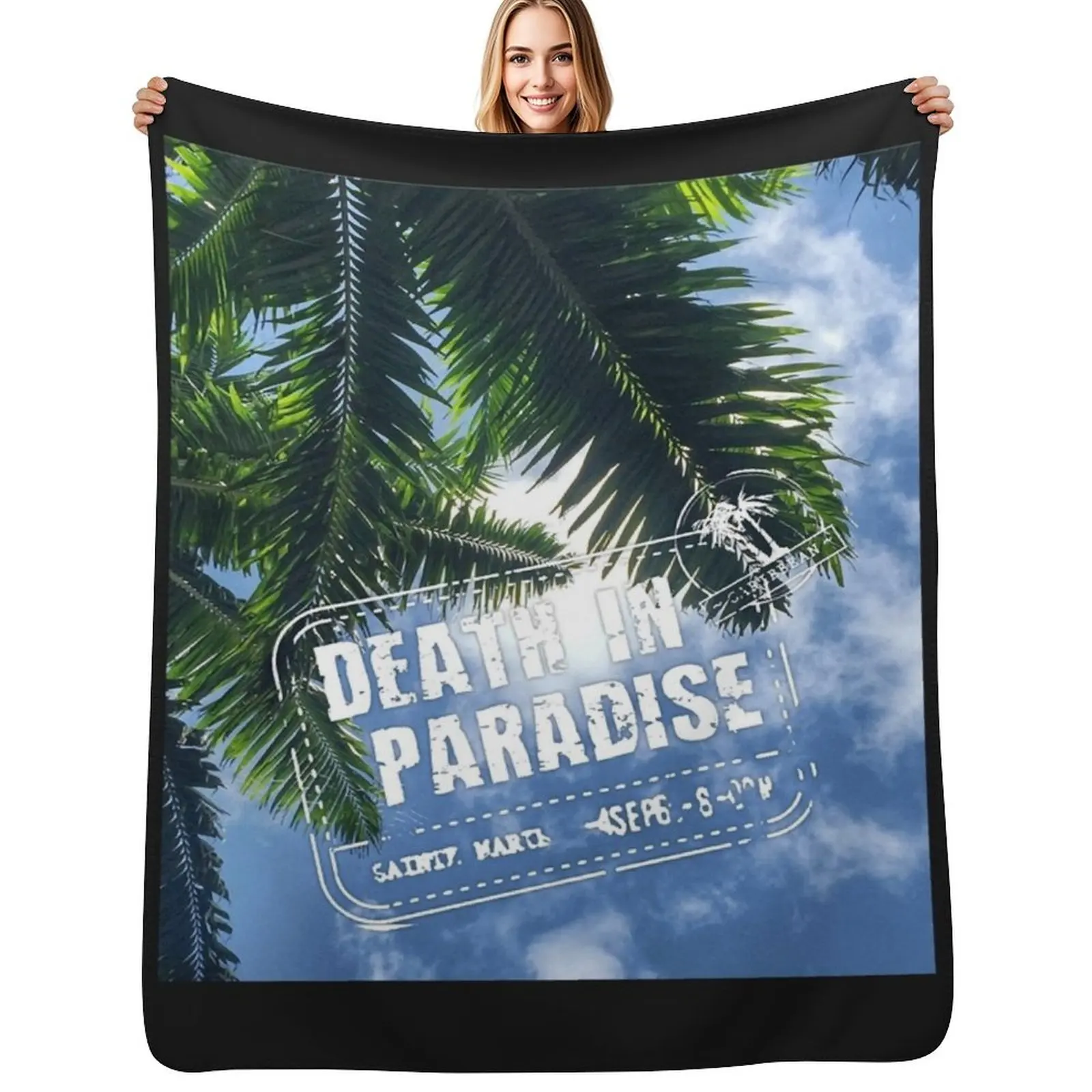 BBC Death in Paradise Throw Blanket All Weather Soft Throw Blanket for Sofa
