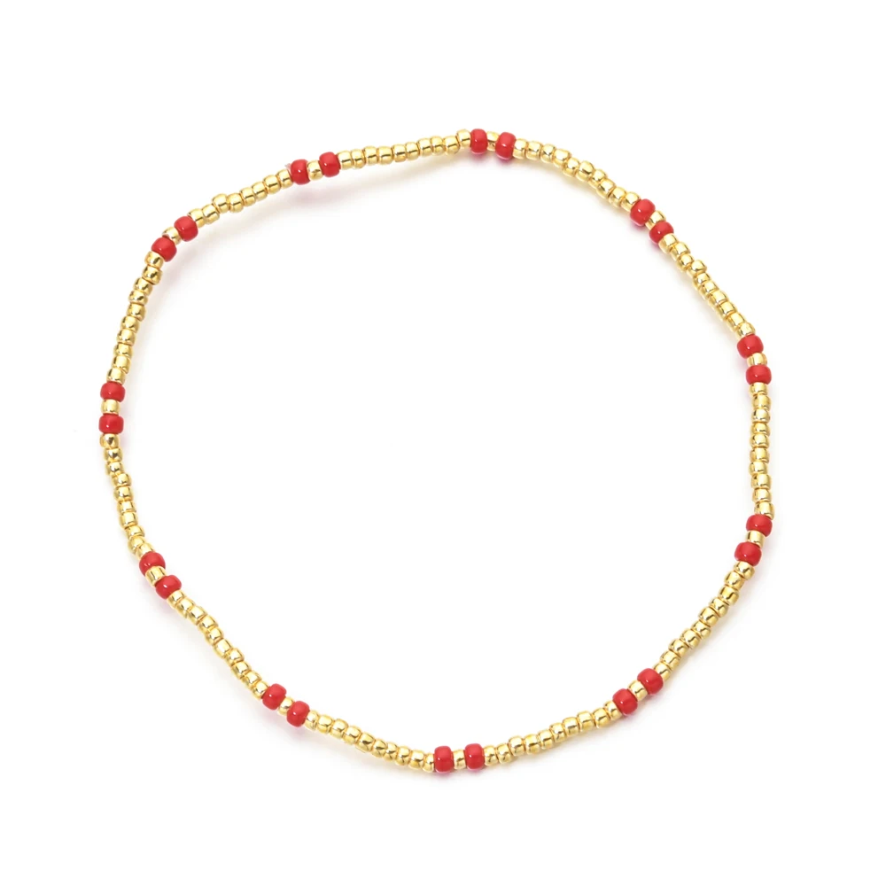 ZMZY Natural Pearl Red Lucky Bracelet Fashion Jewelry Glass Miyuki Seed Beaded Charm Bracelets for Women Trend Jewellery
