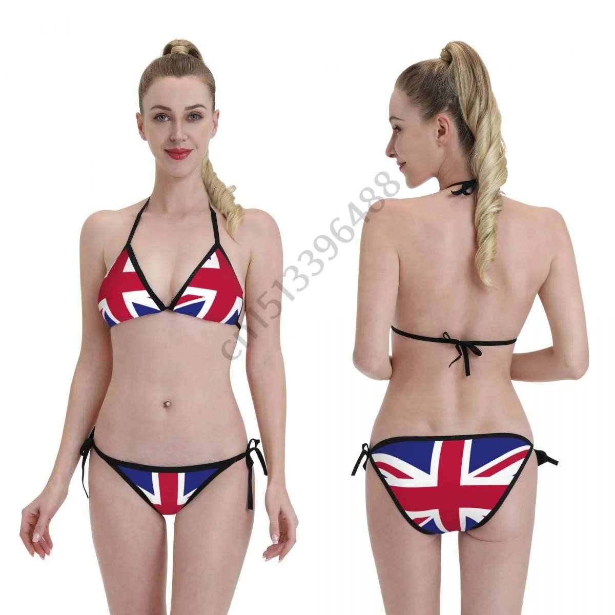 

United Kingdom UK Flag 3D Printed Bikini Mujer Swimwear Women Swimsuit Swimwear Micro Bikini Set Summer Beachwear Bathing suit