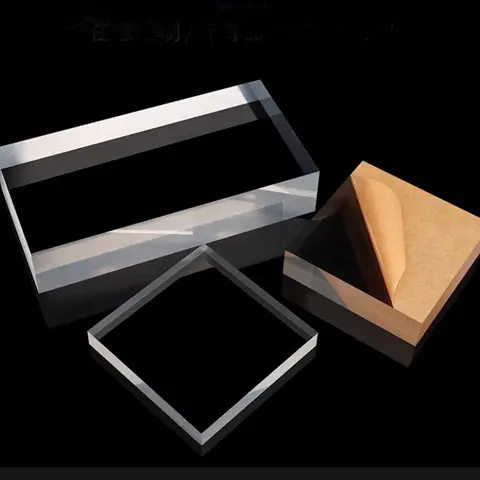 Clear Transparent Acrylic Sheet Plexiglass Plate PMMA Various Sizes