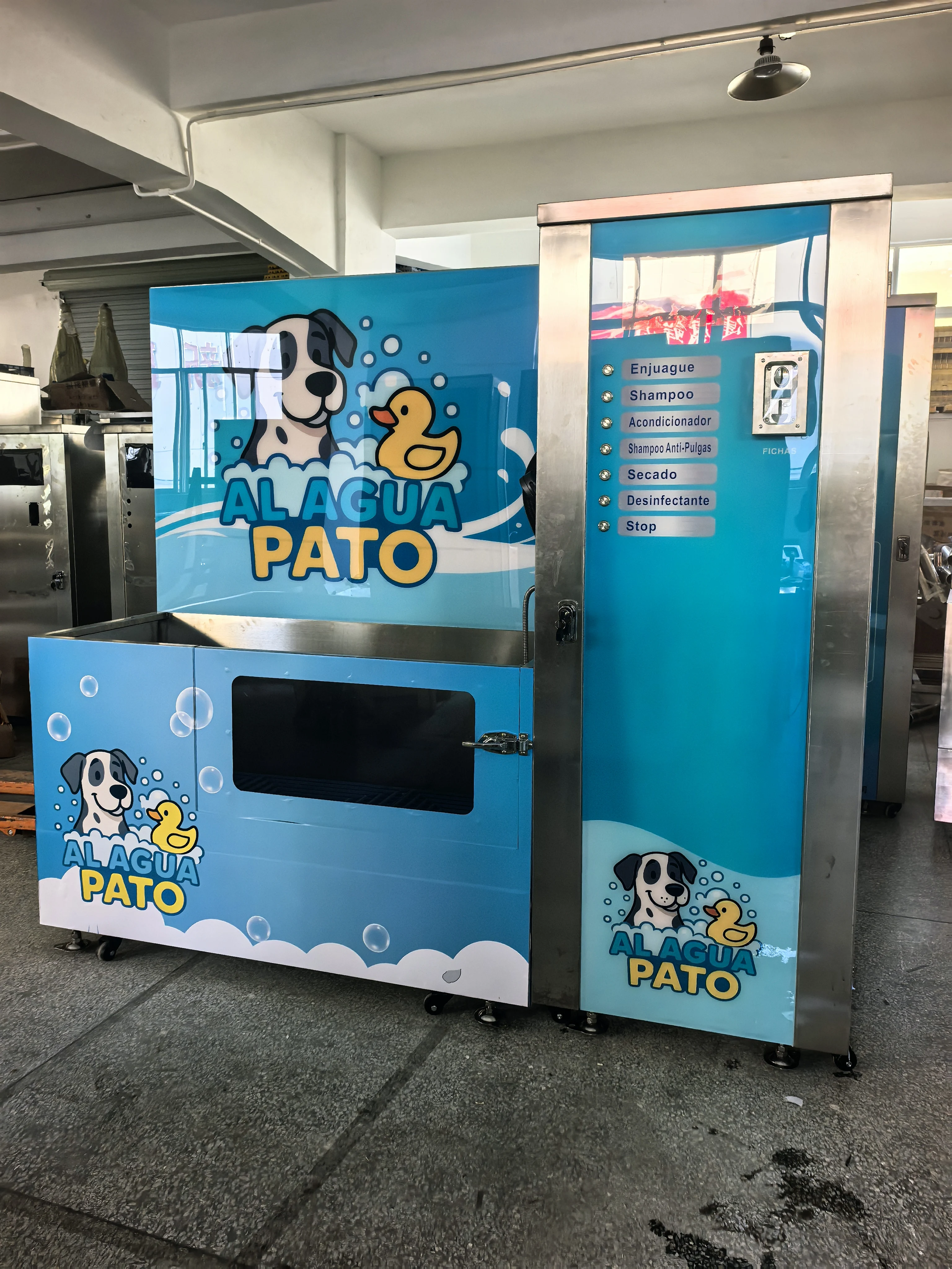 Customize A Self-service Washing Machine That Can Provide Constant-temperature Water for Convenient Pet Cleaning