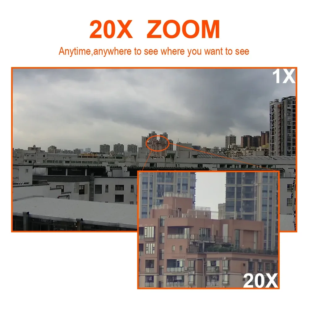 Anxinshi HD-SDI CVBS AHD AVI TVI 5 in 1 Output CCTV Camera 2.0MP Sensor 20X Zoom Camera