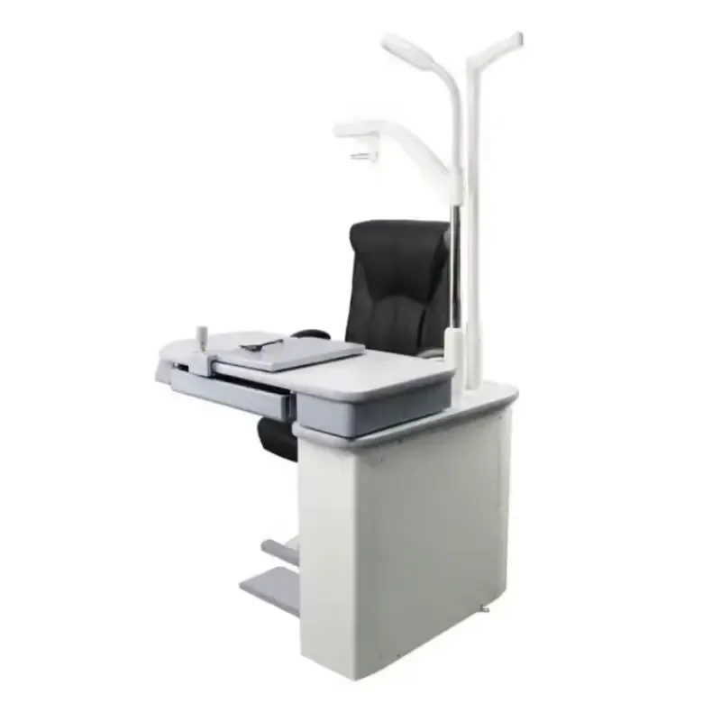 China Basic Refraction Chair Unit WB-600A Eye Examination Chair and Table Optics Instruments for Ophthalmic Examination