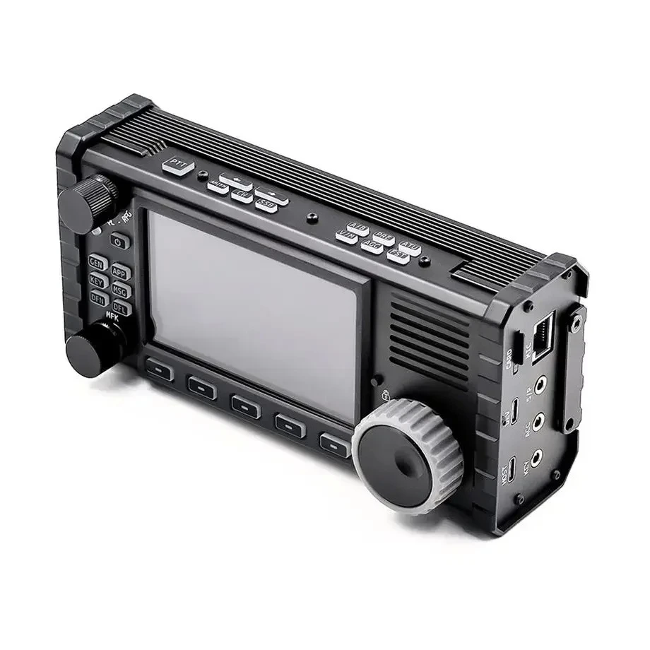 Portable SDR Shortwave Transceiver Build-in Auto Antenna Tuner 50MHz HF Transceiver All Mode Transceiver