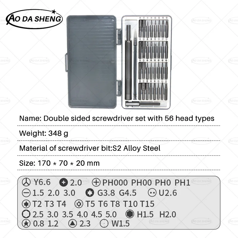 XMSJ 35 in 1 Multifunctional Precision Screwdriver Set Multi-purpose Precision Screwdriver Set for Phone Compture hand Tools