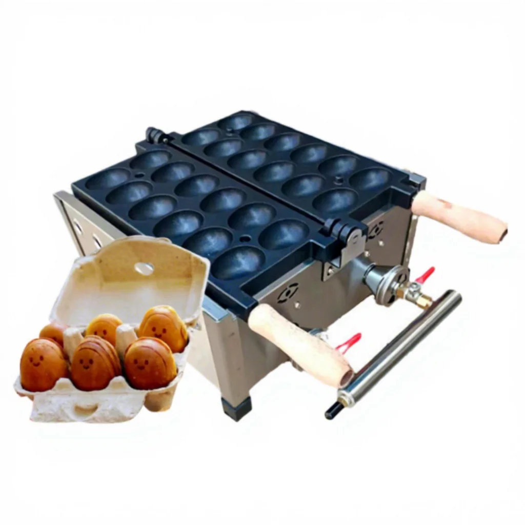 2026, New modelCustom Logo Pattern  Smile Gas Egg Waffle hine With Ce Customized 220v 110v