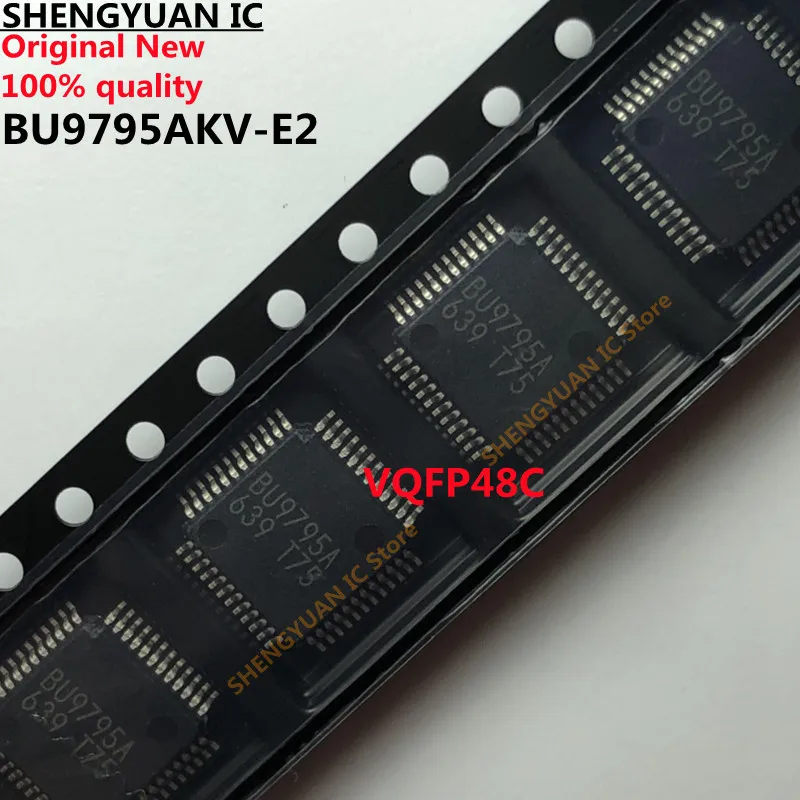 5pcs/lot BU9795AKV-E2  BU9795A  BU9795AKV  VQFP48C  LCD Segment Drivers 100% new imported original 100% quality