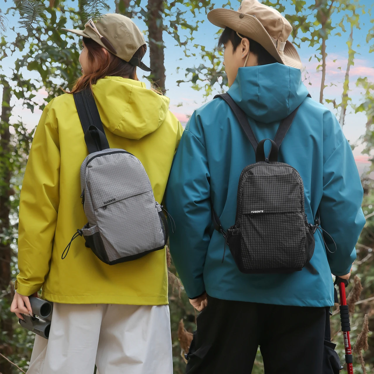 

Универсальная нейлоновая нагрудная сумка для ежедневного использования, модный многофункциональный маленький рюкзак, легкая сумка через плечо для мужчин и женщин, для походов и велоспорта