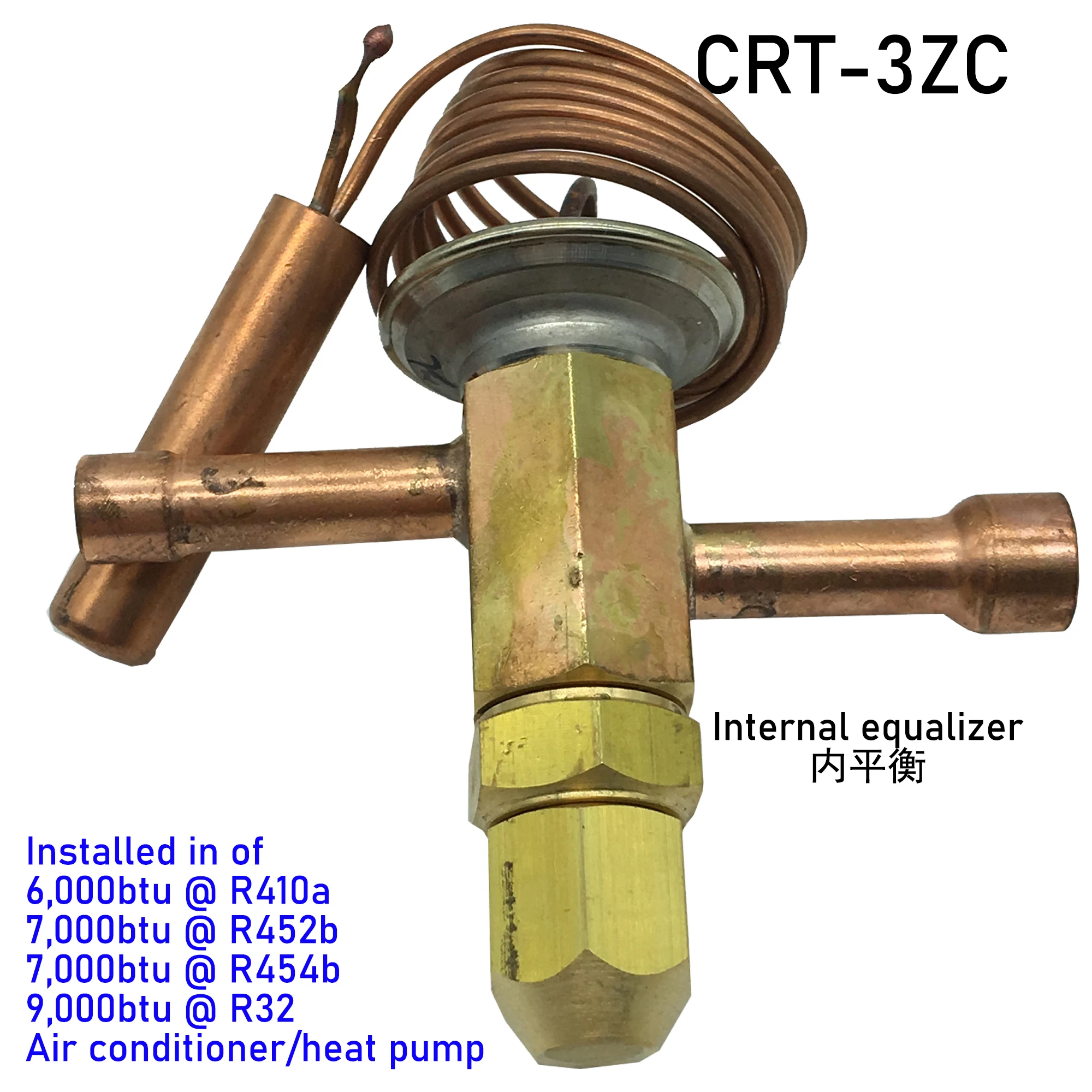 Het thermische expansieventiel van 1/2HP R410a/R32 rotatiecompressoren wordt gebruikt in warmtepompen voor huishoudelijke waterverwarmers voor vloerverwarming.