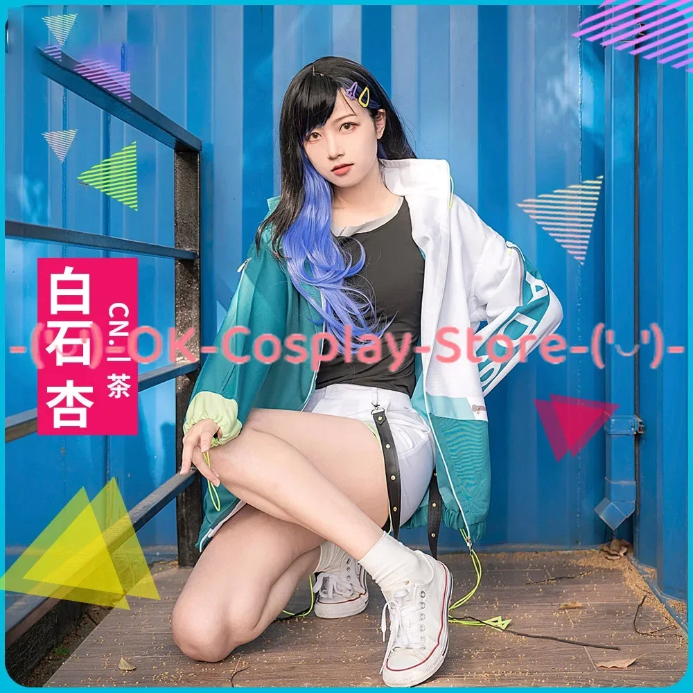 Game Project Sekai Colorful Stage Shiraishi An Cosplay Costume Women Party Suit Top Pants Coat Halloween Uniforms Custom Made