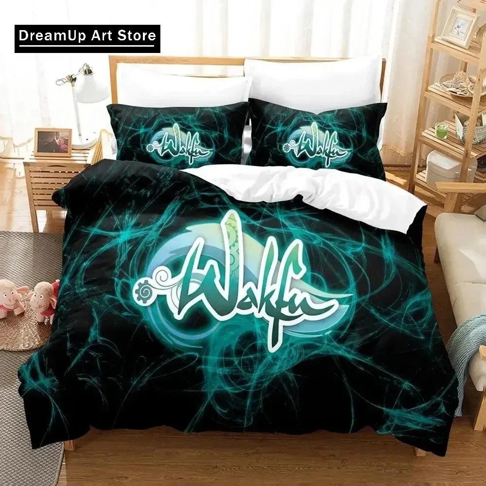 New Wakfu Bedding Set Single Twin Full Queen King Size Bed Set Adult Boys Bedroom Duvet cover Sets Wakfu 3D Print bed sheet set