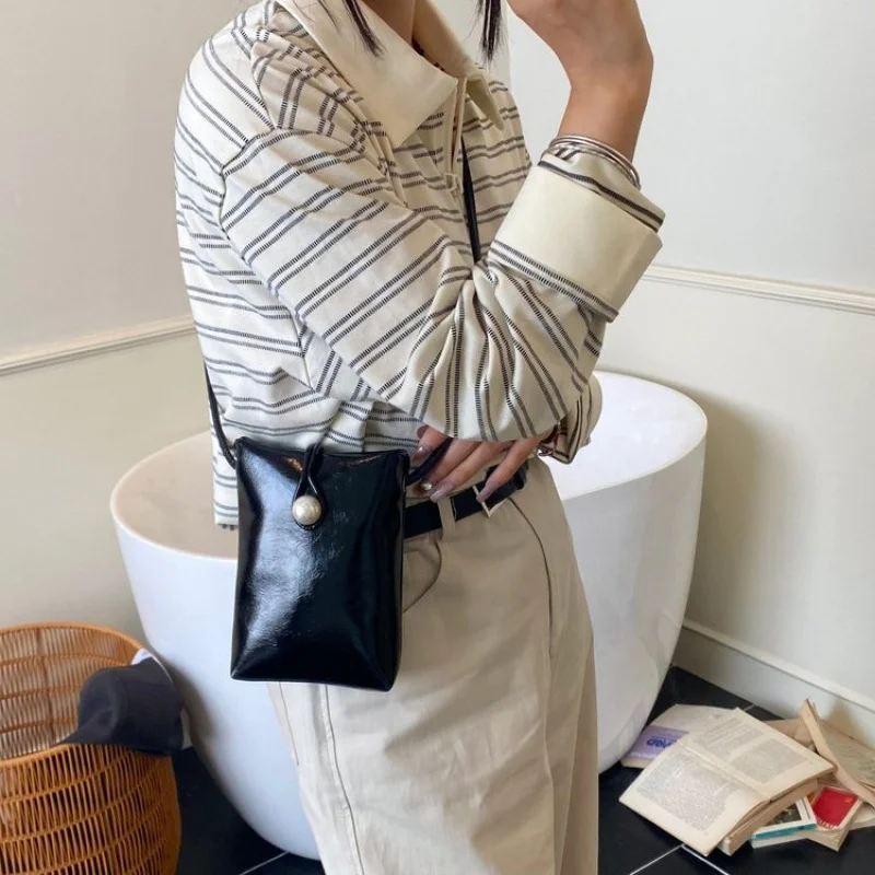 

Fashionable Luxury Tote Leather Women's Bag Famous Designer Classic Elegant Crossbody Daily Vintage Commuter Bag