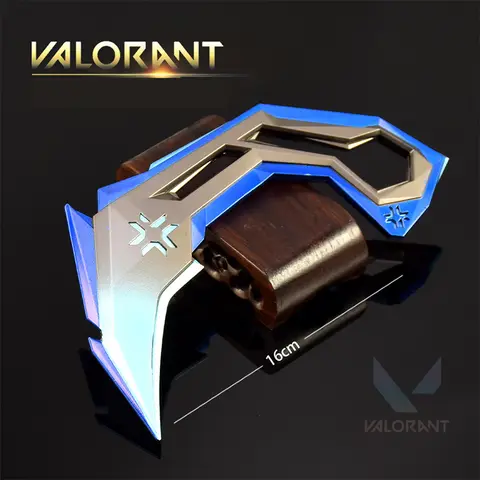 16cm/6.29inch Valorant 2025VCT 클로 나이프, Karambit 나이프 장난감, 코스프레 소품, 액션 피규어, Melee Sword 무기 모델 장식품 선물