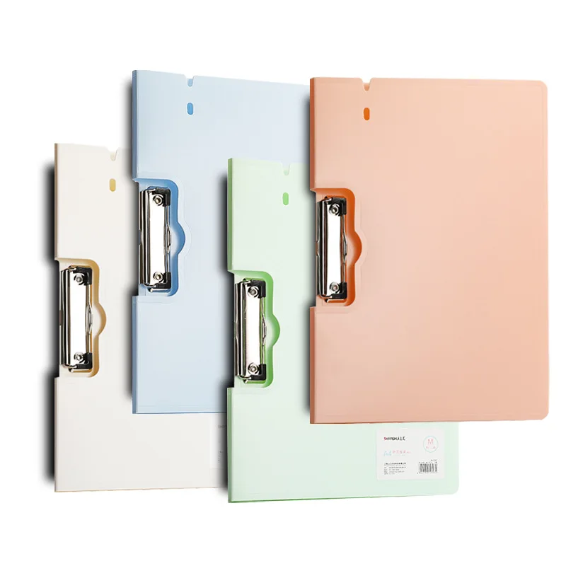 A4 منظم ملفات المستندات كليب مجلس حامل ملف الطالب اللوازم المكتبية مجلد تخزين الورق الحافظة حافظة مستندات #6