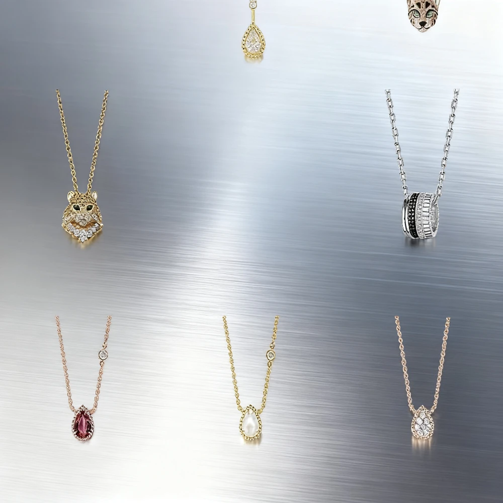 

2025 New Elegant accessories noble necklace and women's pendant with multiple choices are indispensable for daily gatherings