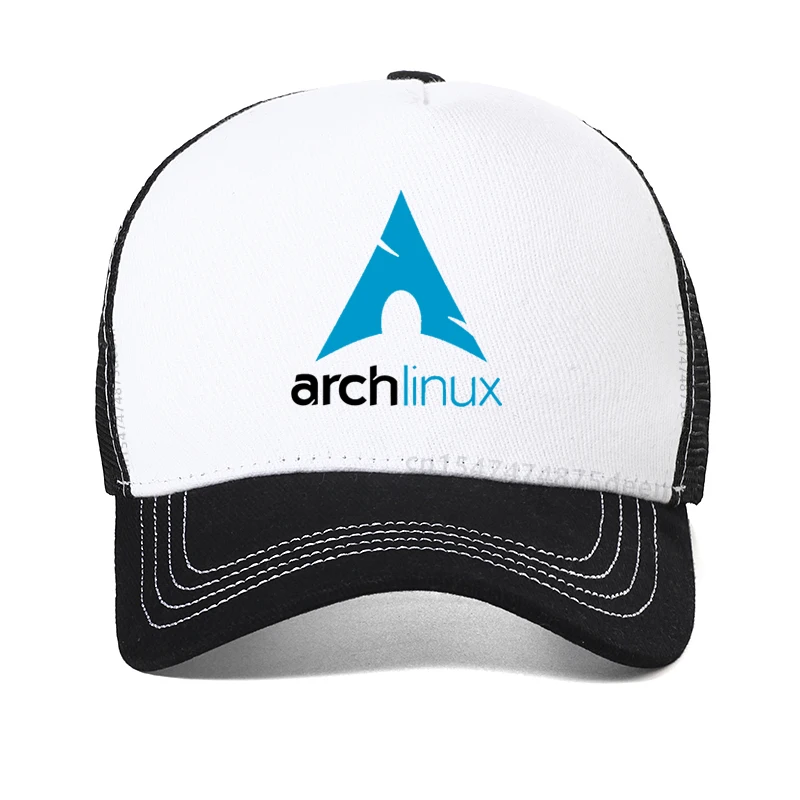 برنامج الكمبيوتر مهندس قوس لينكس شعار قبعة Harajuku المراهق أوم الصيف شبكة تنفس قبعة بيسبول gorra