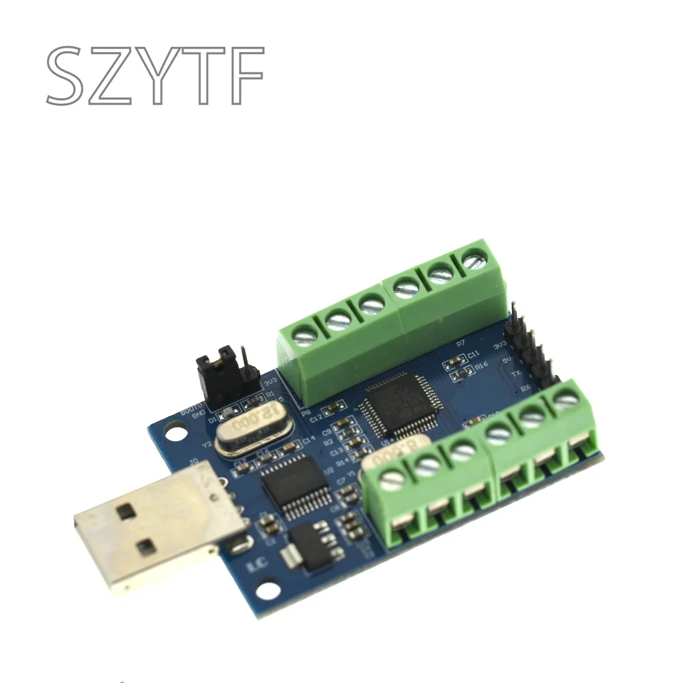 12Bit USB interface channels 10 bit AD sampling ADC data acquisition STM32 UART communication module