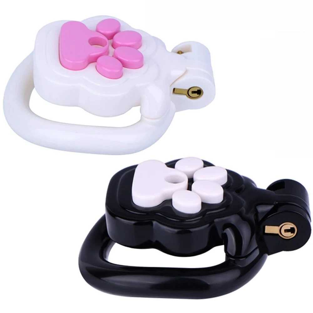 2026 Cat's Paw Chastity Cage Penis CB Lock Sissy Penis Cages with Chastity Belt Cock Ring Adult Sex Toys for Men Gay  Bondage