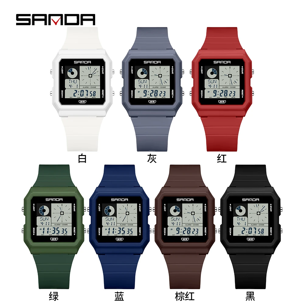 SANDA 2216 New watch for Men Women Students luxury Waterproof