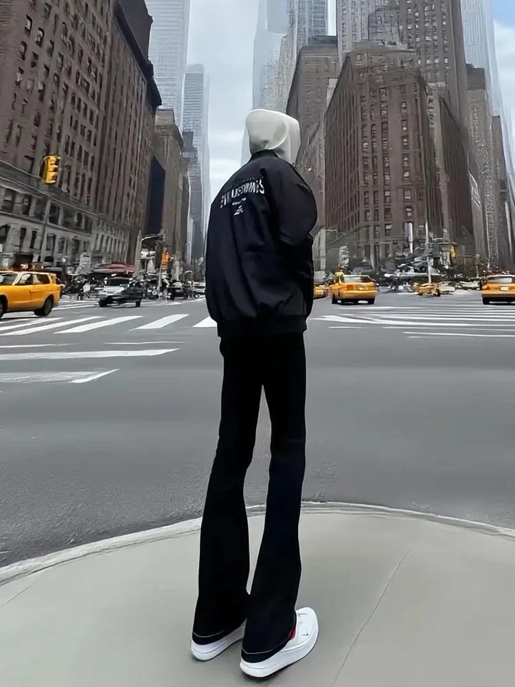 

Bla Bell Bot Jeans Men's Summer American High Street Straight Leg High Waist Slimming Knife Jeans Clean Fit