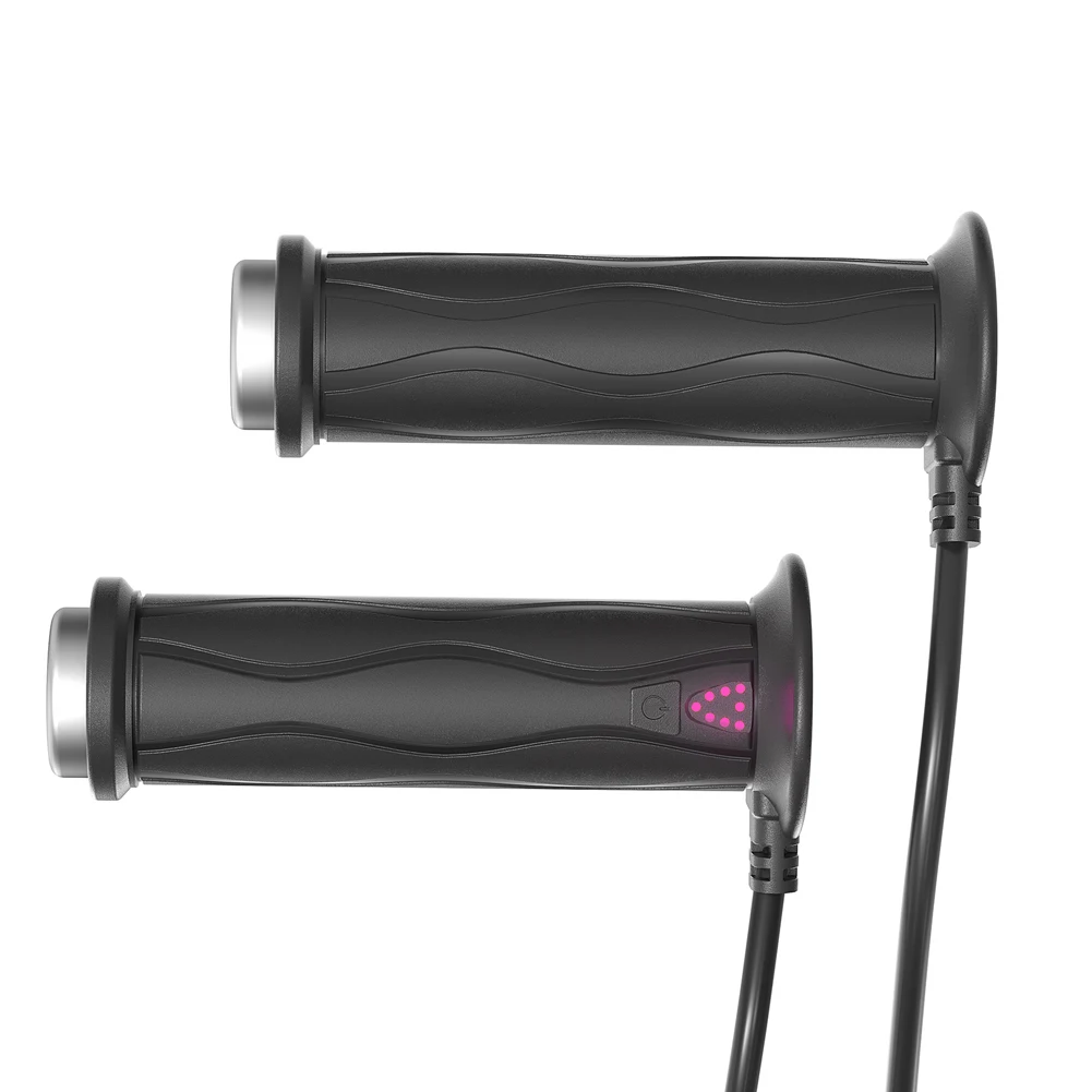 

DC 12V Motorcycle Hand Heated Grips 5-Gear Electric Heating Handle Silicone Electric Hot Heated Grip Motorcycle Parts for Winter