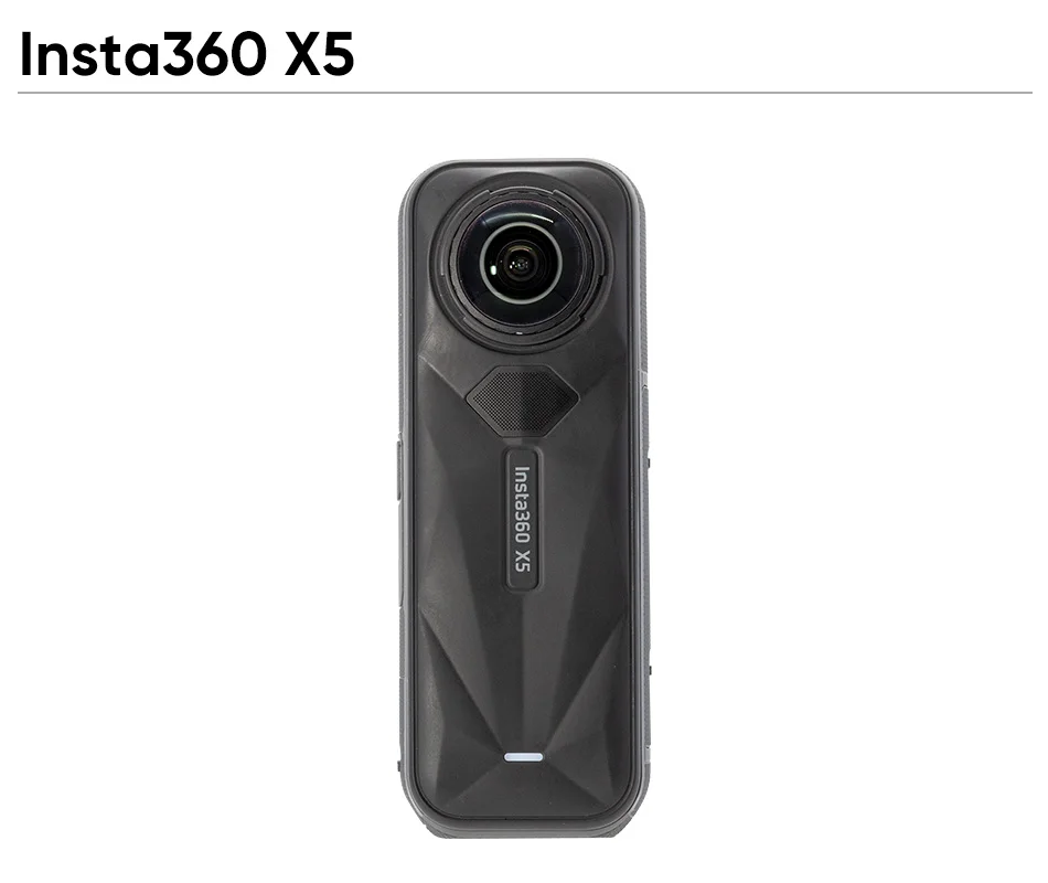 Cámara de acción insta360 X5 8K resistente al agua 49 pies 360 con sensores de 1/1,28 «48MP 8K 360 HDR Video 72MP 5nm AI Chip 185Min de duración de la batería 5