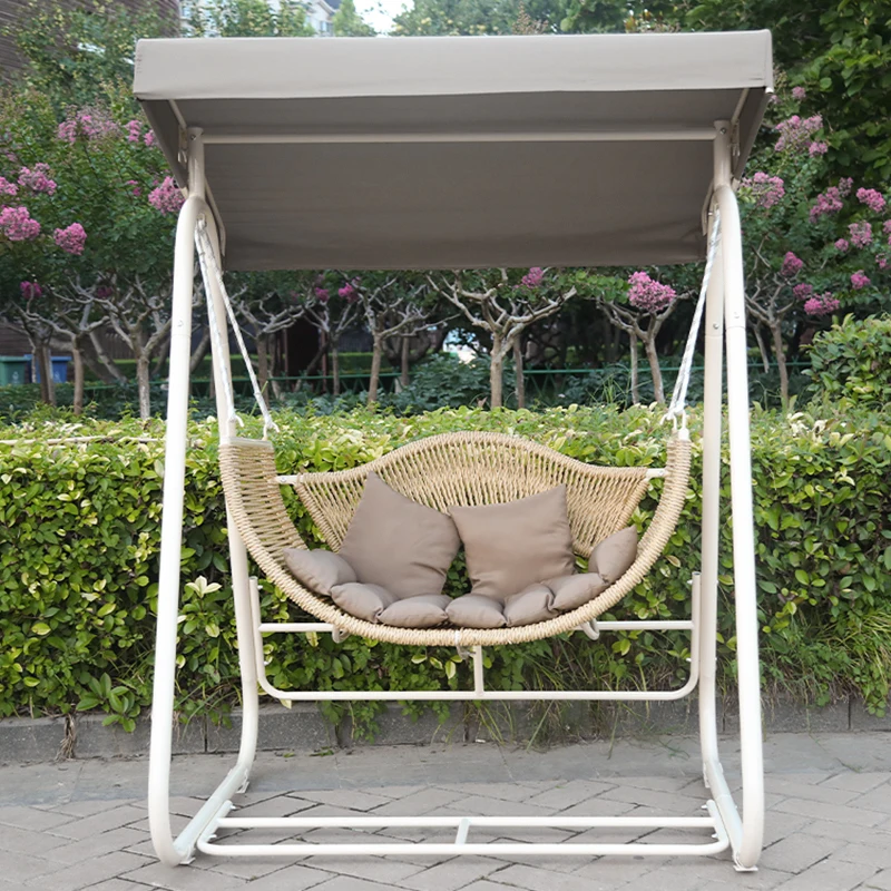 

Outdoor courtyard rocking chair household indoor swing outdoor hammock small courtyard balcony wrought iron garden