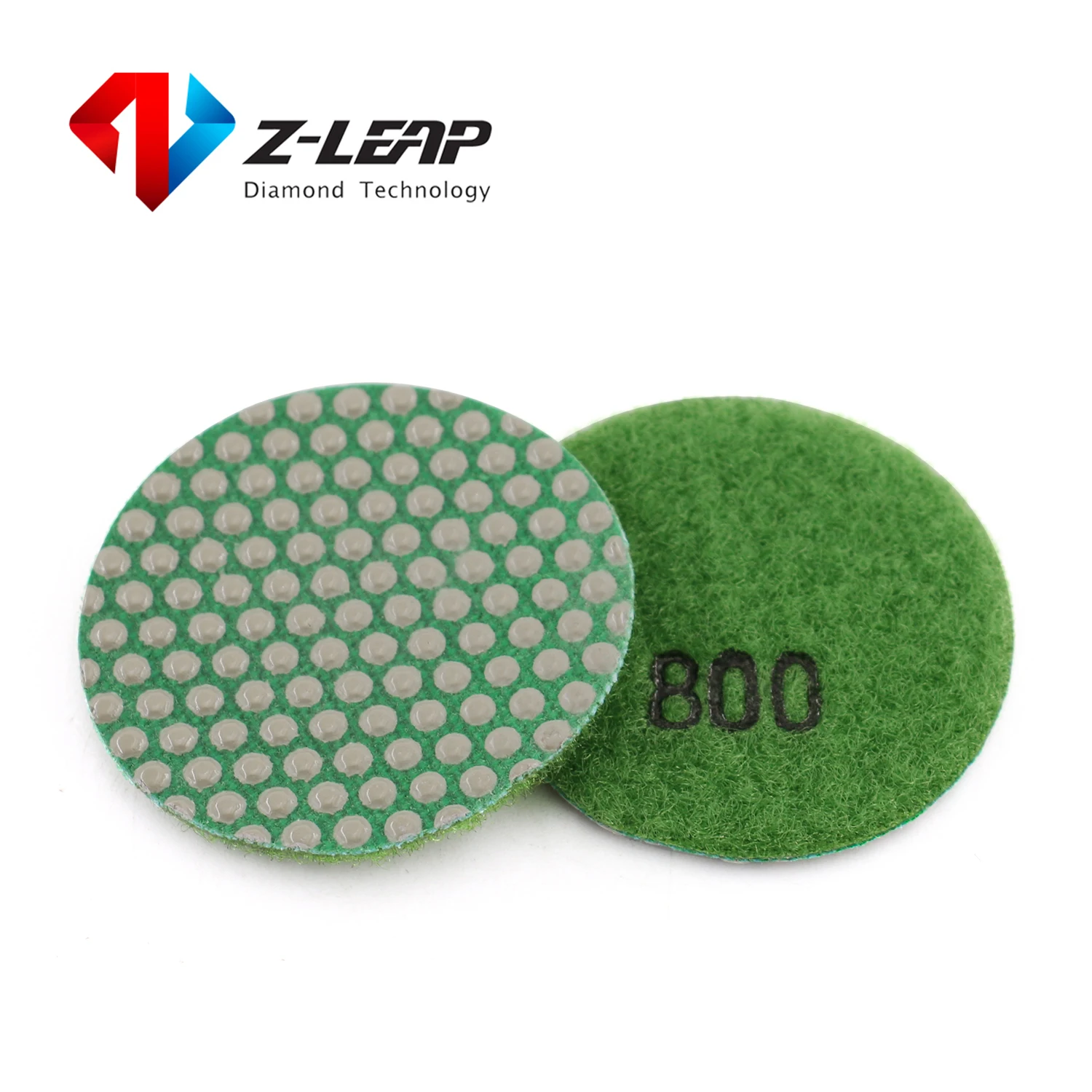 Z-LEAP 2 inch Diamond Polishing Pads Grit#800-#7000  Flexible Resin Sanding Discs Grinding Disc