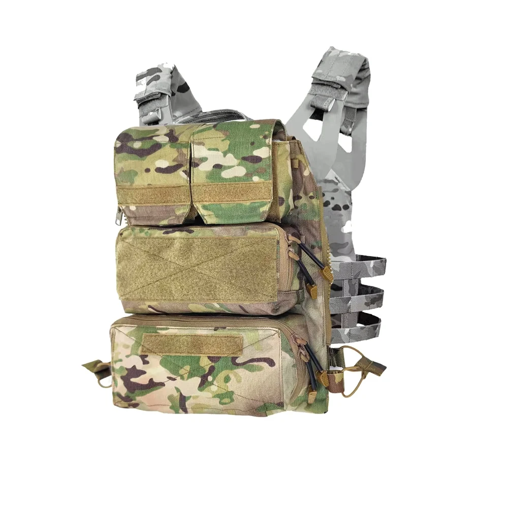 Outdoor Chest CP Pouch Zip-on Panel 2.0 Backpack Bag JPC AVS Zipper style four pocket backboard bag