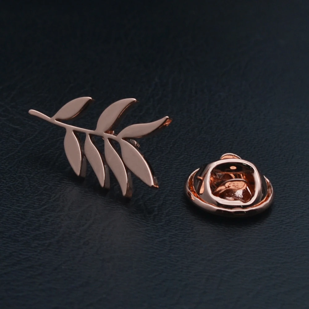 2024 New Product Unique Stainless Steel Olive Branch Brooch, Clothing Accessories,Chest Decorations, Symbolizing Peace Gifts