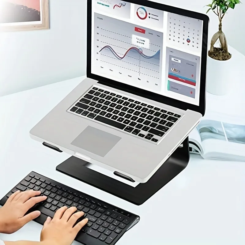 Vertical Laptop Stand Ergonomic Aluminum Laptop Computer Stand Laptop Riser Notebook Holder Stand Macbook Pro Support