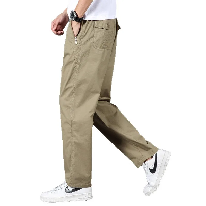

Summer New Men's Casual Pants Loose Straight-Leg