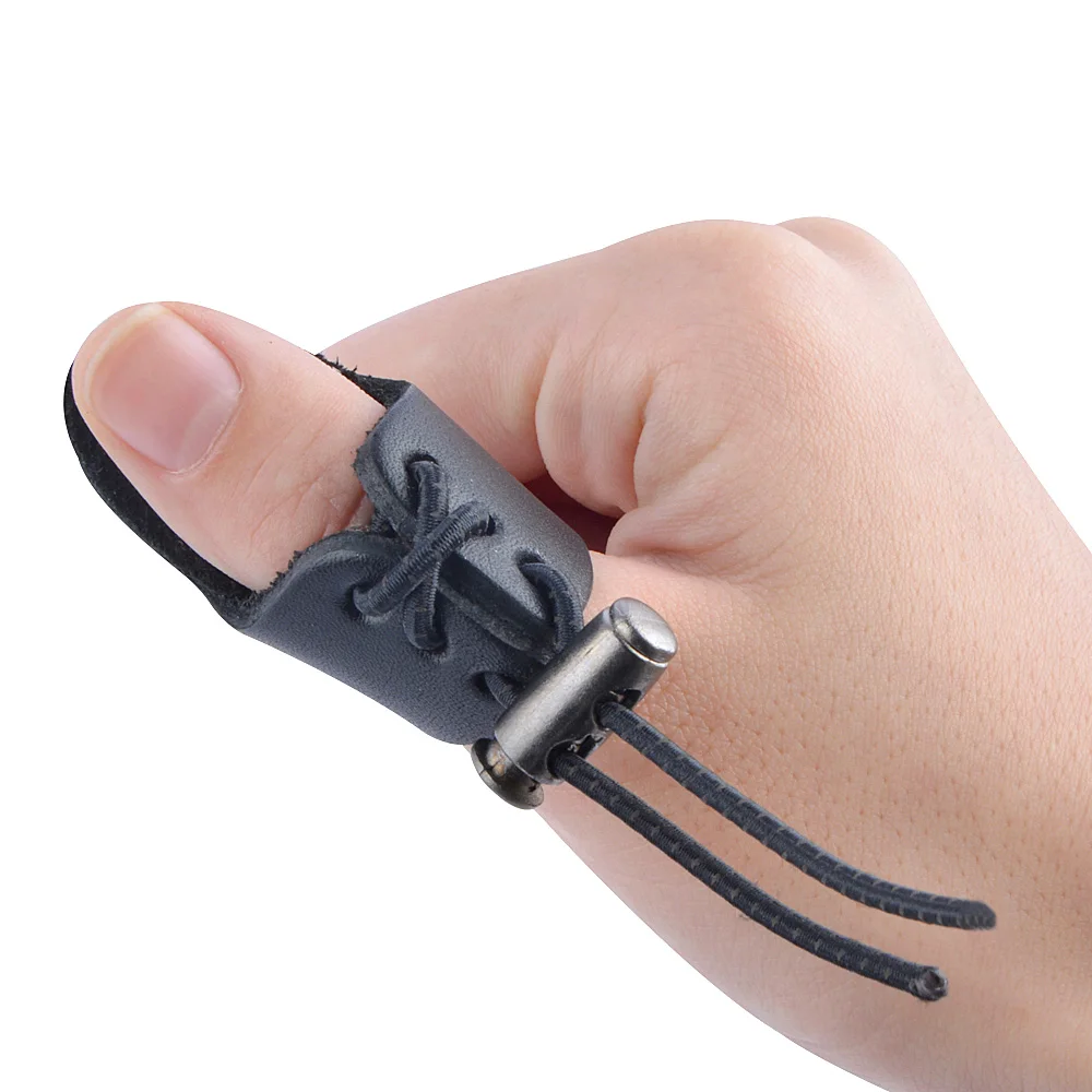 عالية الجودة الرماية الإبهام الحرس قابل للتعديل يجب أن يكون ملحق إصبع الحرس حامي كلا اليدين قوس منحني عشاق الرماية #2